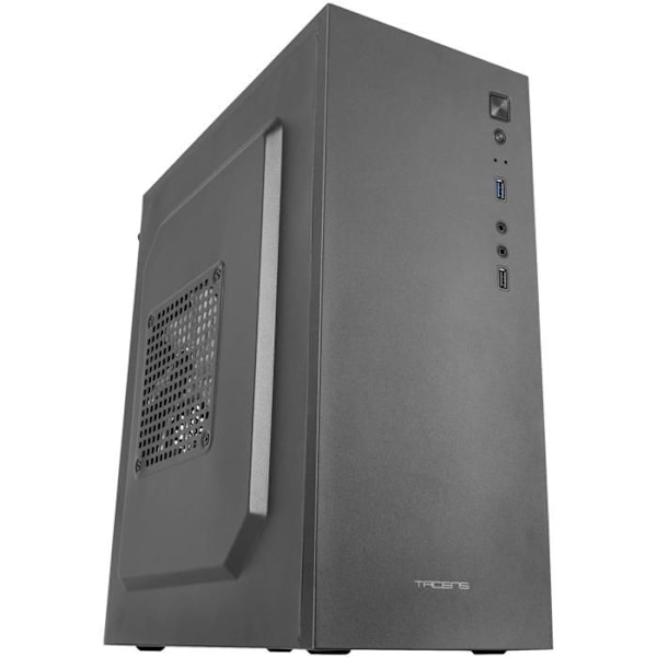 Tacens 2ALUXM ATX etui Sort