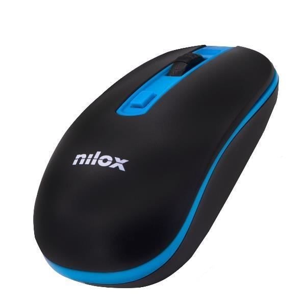 TRÅDLØS MUS 1000 DPI SORT-BLÅ NILOX NXMOWI2003