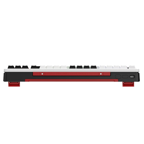 Spilkeyboard med RGB-lys 1,8 m, 200 mA - Havit (KB902L) - Sort/Hvid/Rød