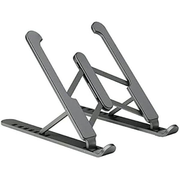 AISENS LPS1M-101 Justerbar Laptop/Tablet Bordstand, Sort Mørkegrå