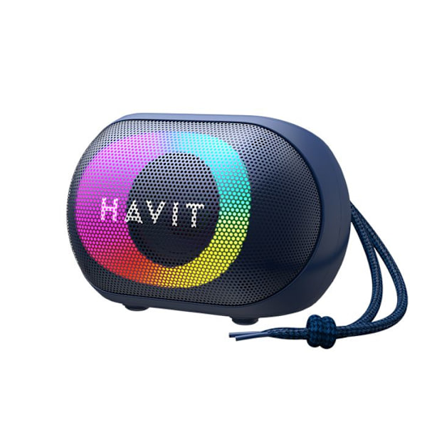 Bærbar Bluetooth-højtaler, håndfri opkald, TWS, TF, FM, AUX, USB, 1 800 mAh - Havit (SK885BT) - Blå Blå
