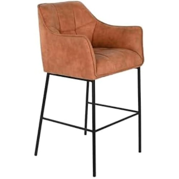 Pall - DKD Heminredning - Camel Black - Metall - 59 x 60 x 107 cm - Modern design Svart, Camel