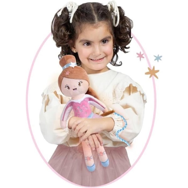 Mjuk kroppsdocka - DeCuevas Toys - 20051 - Gala Collection rosa och vitt