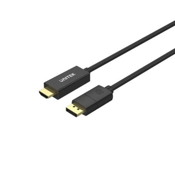 UNITEK DISPLAYPORT 1.2 - HDMI - 1,8 M - YHDENSUUNTAINEN - OLEMASSA