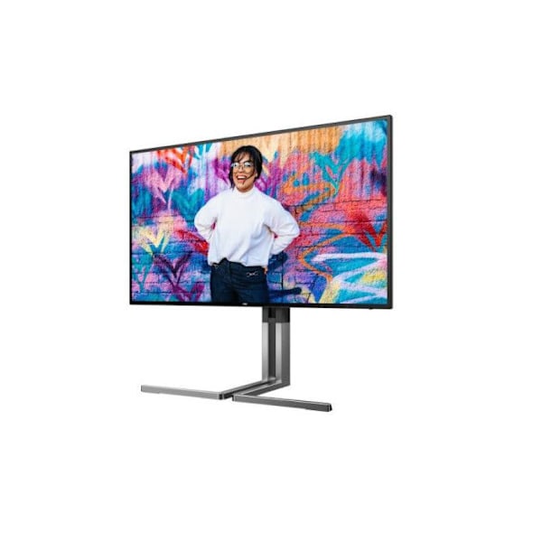 PC plattskärm - AOC - U27U3CV - 27 tum - 4K Ultra HD - LCD svart