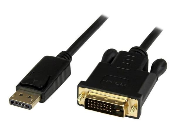 3 jalan aktiivinen DisplayPort-DVI-sovitinkaapeli - STARTECH - musta