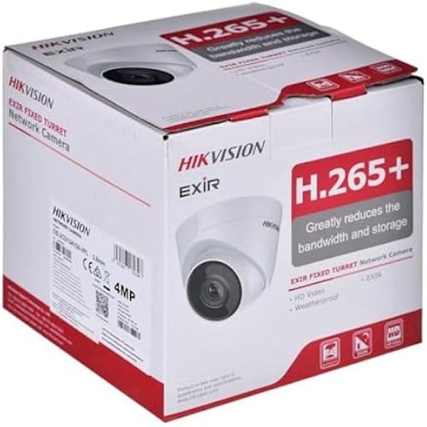 Övervakningskamera - HIKVISION - DS-2CD1341G0-I/PL - Flerfärgad - Utomhusbruk - Kabelansluten Flerfärgad