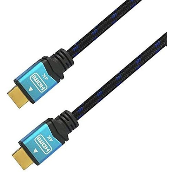 Aisens A120-0355 HDMI-kabel 0,5 m 4K Ultra HD Sort/Blå Sort/blå