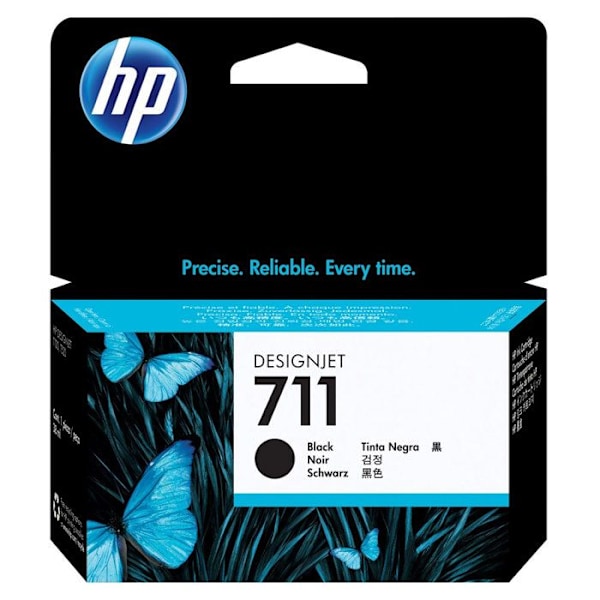 HP 711 Original blækpatron - Sort - Standardkapacitet 38 ml