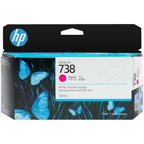 HP Muste/ 738 130-ml MGT DesignJ