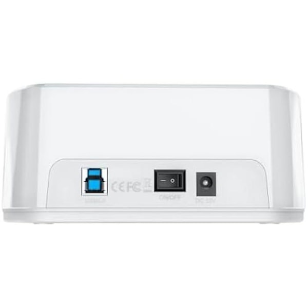 AISENS - ASDS-D02W - Dual Bay dockingstation Asds-D02W SATA 2,5/3,5 A USB 3.0/3.1 Gen1, klon, hvid