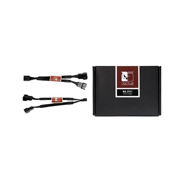 Kit til ventilator - Noctua - NA-SYC1 - Y-kabler - 4 ben - PWM-styring