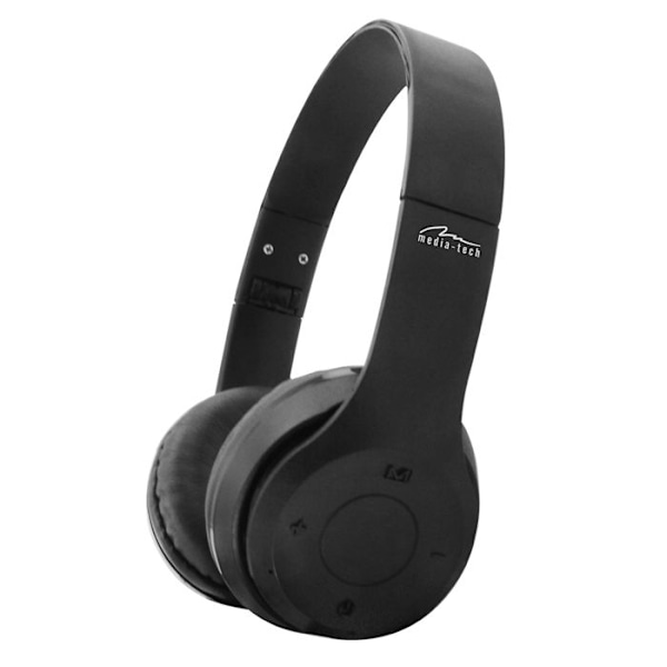Bluetooth headset - Media-Tech - Epsilion - FM radio - MP3 player - Foldable design svart