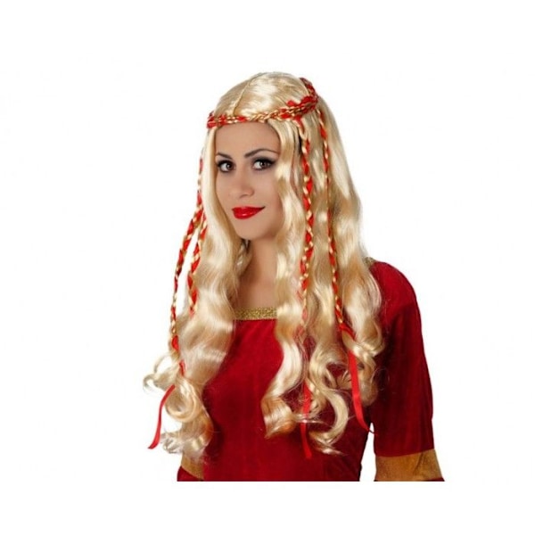 Perruque Medeltida Princessa Blont Blond