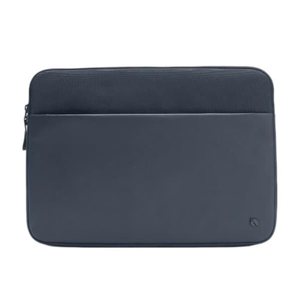 Housse - INCACE - MacBook Pro 14 tum - Polyester 900D - Foder av syntetisk päls - Mörkblå Blå