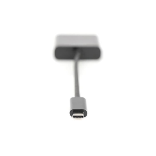 Digitus DA-70853, 0,15 m, USB C, VGA (D-Sub), Han, Hun, Ret kæde
