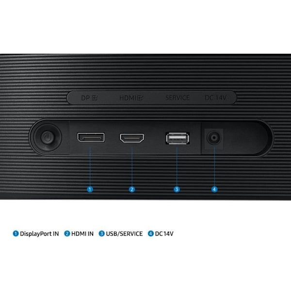 Samsung LS27C330GAUXEN 27'' (16:9) tietokone näyttö, Full HD 1920x1080, 100Hz, 1ms (MPRT), Tasainen, 250cd/m2, 1000:1, Kallistettavissa, Kaapeli(t) H