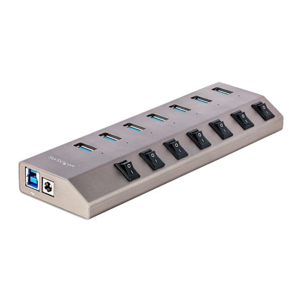 USB-hubi - Startech - 5G7AIBS-USB-HUB-EU - 7 porttia - USB 3.2 Gen 1 - Liitä ja käytä