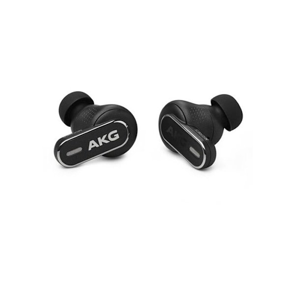 TWS hörlurar - AKG - N5 Hybrid - Högupplöst ljud - Adaptiv brusreducering - Förlängd batteritid Svart