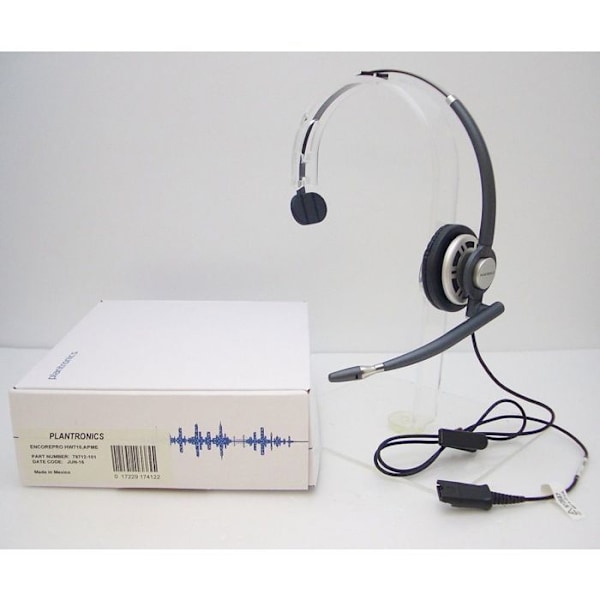 Plantronics EncorePro HW720 Langalliset kuulokkeet - Supra-aural - Tummanharmaa - Melunvaimennus - Puhelin Mörkgrå