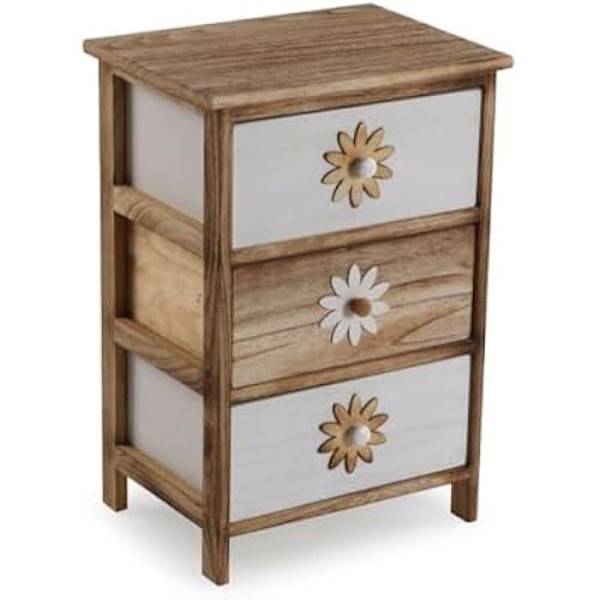 Kommode - VERSA - Versa kommode - Grøn - Træ - 61 x 32 x 43 cm Flerfärgad