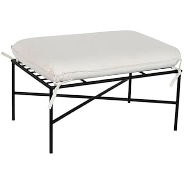 Jalkatuki - HOME ESPRIT - Urban - Metalli - Valkoinen - 76 x 33 x 49,5 cm Flerfärgad