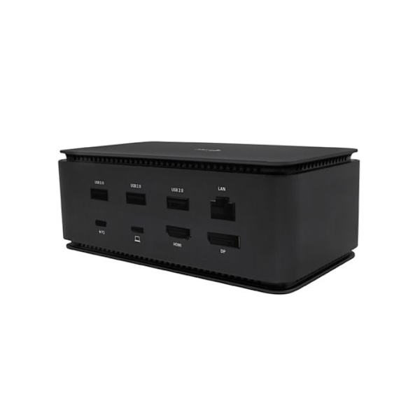 USB-tukiasema - i-Tec - USB4DUAL4KDOCKPD - 10 Gbit/s - Yhteensopiva Windowsin kanssa - Musta