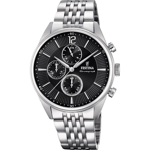 Ur - Festina - F20285/4 - Chronograf - Rustfrit Stål - Sportiv Pengar