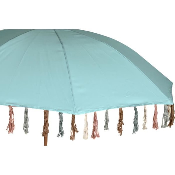 Parasol - Stål og aluminium - Himmelblå - Diameter 180 cm