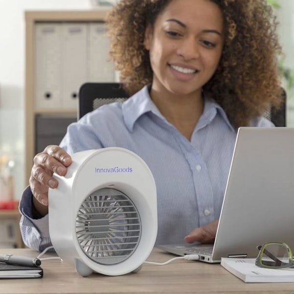 Mini Air Conditioner Ultrasonic Luftfugter Med LED Koolizer Innovagoods
