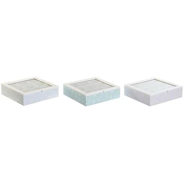 Infusionslåda - DKD HEMDEKOR - Estándar - Flerfärgad - Metall, Glas, MDF trä - 24x6,5x24 cm mångfärgad