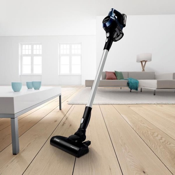BOSCH BBS611PCK Multifunktionel håndstøvsuger - Driftstid 30min - Power For All 18 V li-ion system - Beholderkapacitet: 0.3L - Blå