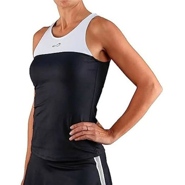 Kläder - Endless - Maglia Smanicata - Svart - Storlek M - Lux Ribbon Padel Stil 1