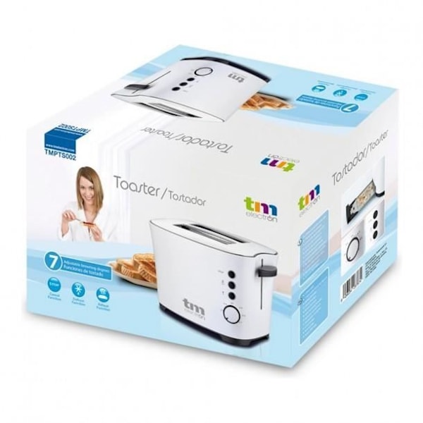 TM Electron 850 W brødrister