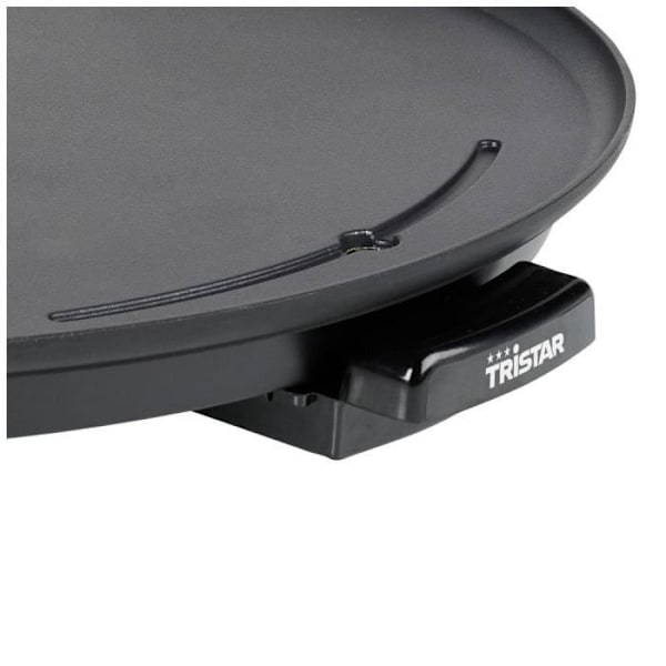 Grillplade - Tristar - BP-2787 - Elektrisk - Sort - Overflade 40 cm Svart