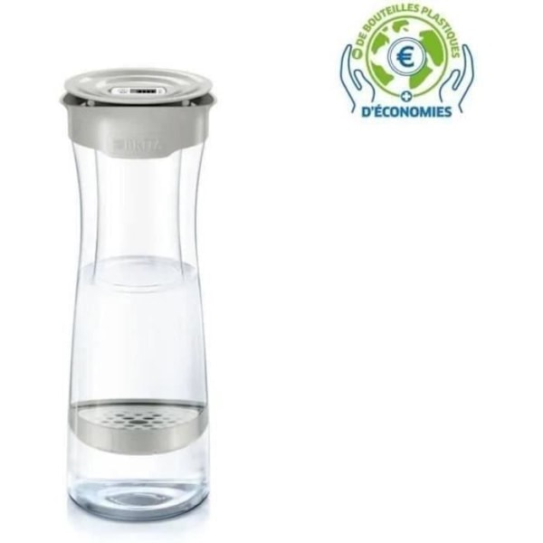 Brita filterflaske og kande Grafit hvid filterflaske - 1 MicroDisc filter medfølger Grafit