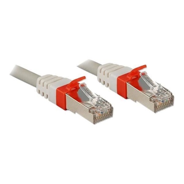LINDY Cat.6A patchkabel S / FTP PIMF Premium - Kobber - 10 Gbit - 500Mhz - LSOH - 1m - Grå