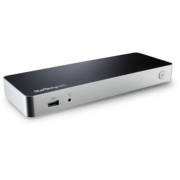 STARTECH Dual Display USB-C -telakointiasema Windows-kannettavalle PC:lle - MST ja Power Delivery 60 W - HDMI-sovittimet
