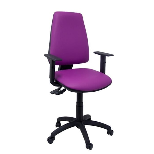 Ergonominen työtuoli synkronointimekanismilla ja säädettävällä korkeudella - Pehmustettu istuin ja selkänoja samanlaista nahkaa