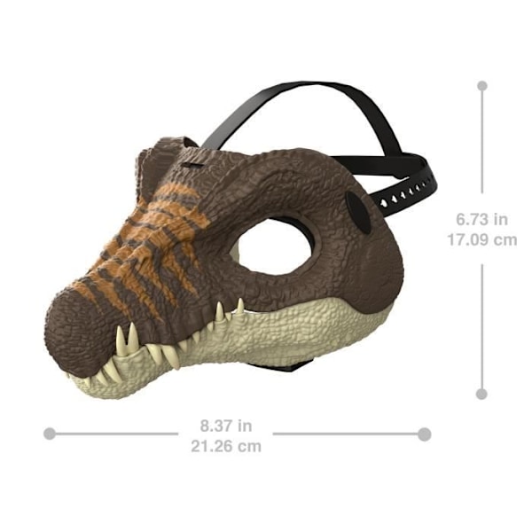 Jurassic World - Spinosaurus-dinoasuuden naamari - JGG12