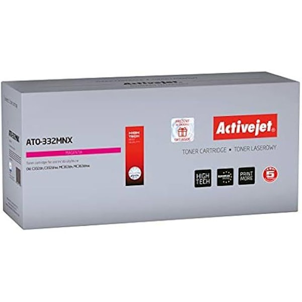 ActiveJet ATO-332MNX Toner för Oki 46508710 - Magenta - 3500 sidor