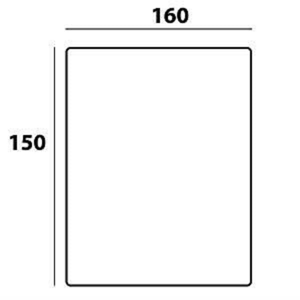 El-værme tæppe 150 x 160 cm, 8 effekttrin, timer, vaskbart Camry CR 7417 120W Grey 32489