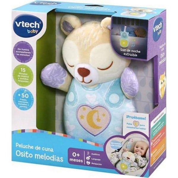 Cuna osito melodias plyschleksak - Vtech - För baby - Vit - Blandat