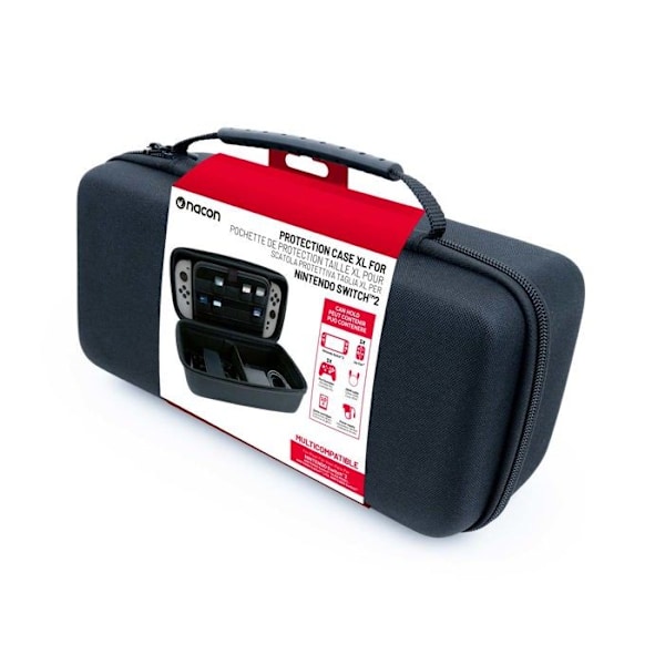 Transportfodral - Nacon - Switch 2 - XL - Kompatibel med Switch och Switch OLED - Rep-resistant Svart