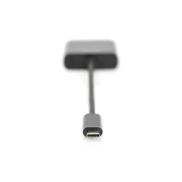 Digitus DA-70852, 0,15 m, USB C, HDMI Type A (vakio), uros, naaras, suora