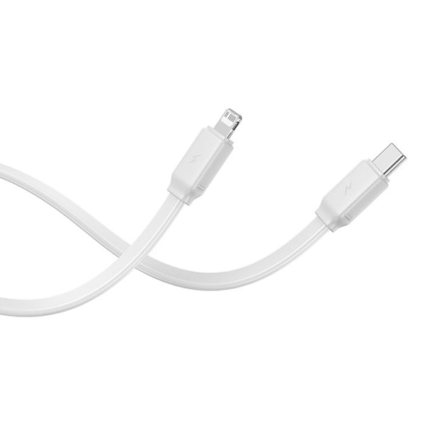 Baseus - Qpow Pro+ ulkoiset akut (P10055003223-00) - Lightning, 2x Type-C, USB, 22,5W, 10000mAh, Type-C kaapeli, 30cm - Valkoinen