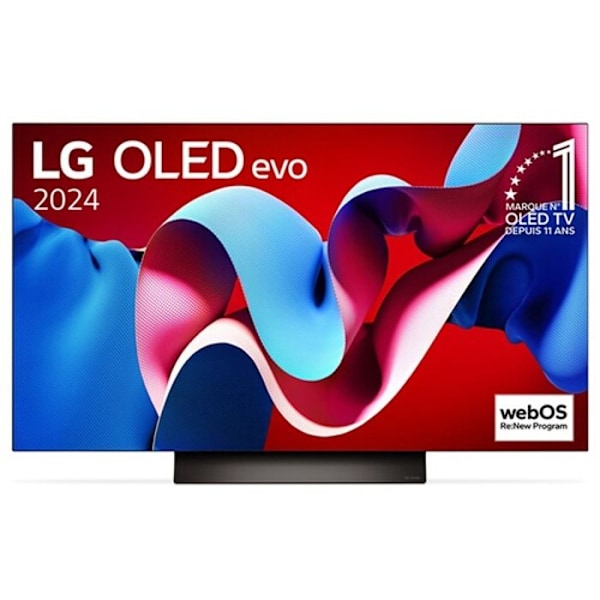 LG OLED48C4 OLED TV - 4K Ultra HD - Dolby Atmos & Vision - 121 cm Sort