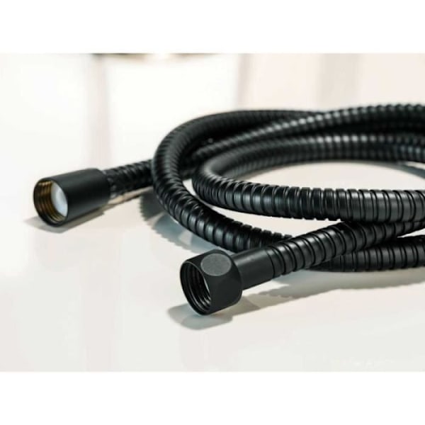 Fleksibel bruser - WENKO - Sort - 150 cm - Anti-torsion - Rustfrit stål Svart