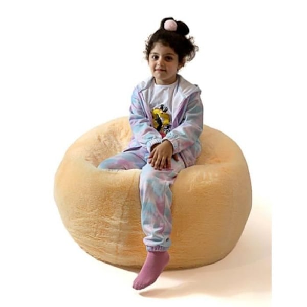 Go Gift Sac Sako pouffe crème XL 120 cm - 5905359295204