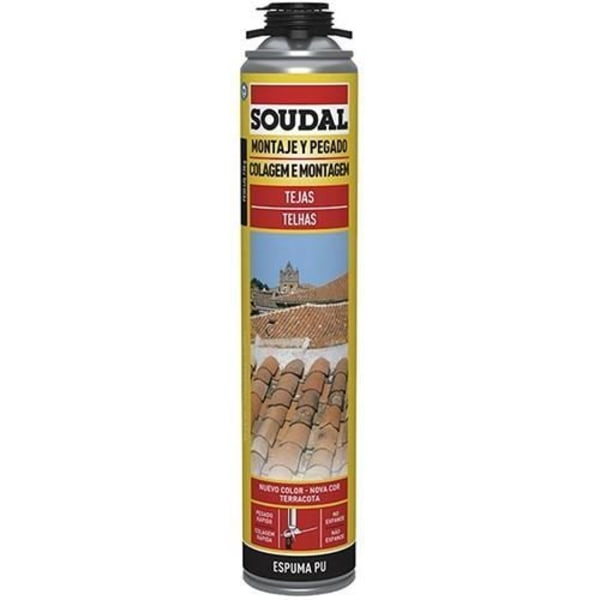 Polyurethanskum - Soudal - Pistol 750ml - Selvekspanderende - Klar til brug - Perfekt vedhæftning